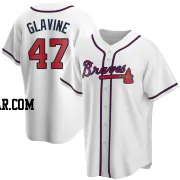 Tom Glavine Youth Atlanta Braves White Replica Home Jersey