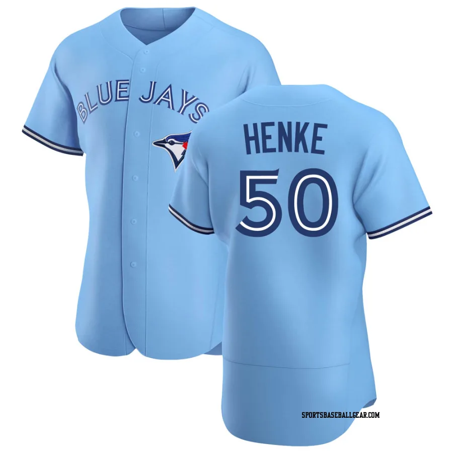 Tom Henke Men's Toronto Blue Jays Blue Authentic Powder Alternate Jersey