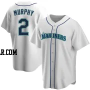 Tom Murphy Youth Seattle Mariners White Replica Home Jersey