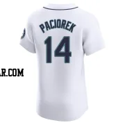 Tom Paciorek Men's Seattle Mariners White Elite Home Jersey