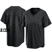 Tom Paciorek Youth Seattle Mariners Black Replica Pitch Fashion Jersey