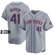 Tom Seaver Men's New York Mets Gray Limited Away Jersey