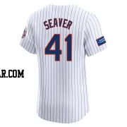 Tom Seaver Men's New York Mets White Elite Home Patch Jersey