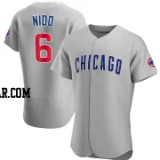 Tomás Nido Men's Chicago Cubs Gray Authentic Tomas Nido Road Jersey