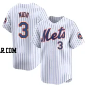 Tomas Nido Men's New York Mets White Limited Home Jersey