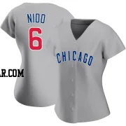 Tomás Nido Women's Chicago Cubs Gray Authentic Tomas Nido Road Jersey