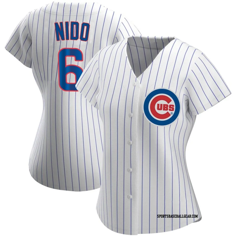 Tomás Nido Women's Chicago Cubs White Authentic Tomas Nido Home Jersey