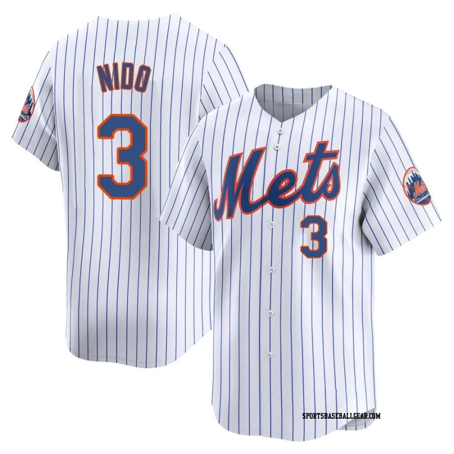 Tomas Nido Youth New York Mets White Limited Home Jersey