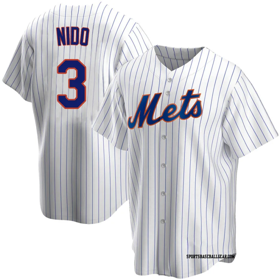 Tomas Nido Youth New York Mets White Replica Home Jersey