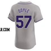 Tommy Doyle Men's Colorado Rockies Gray Elite Road Jersey