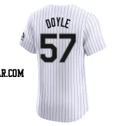 Tommy Doyle Men's Colorado Rockies White Elite Home Jersey