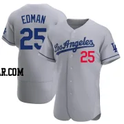 Tommy Edman Men's Los Angeles Dodgers Gray Authentic Away Jersey