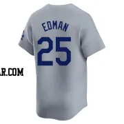 Tommy Edman Men's Los Angeles Dodgers Gray Limited Away Jersey