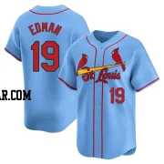 Tommy Edman Men's St. Louis Cardinals Light Blue Limited Alternate Jersey