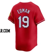 Tommy Edman Men's St. Louis Cardinals Red Limited 2024 City Connect Jersey