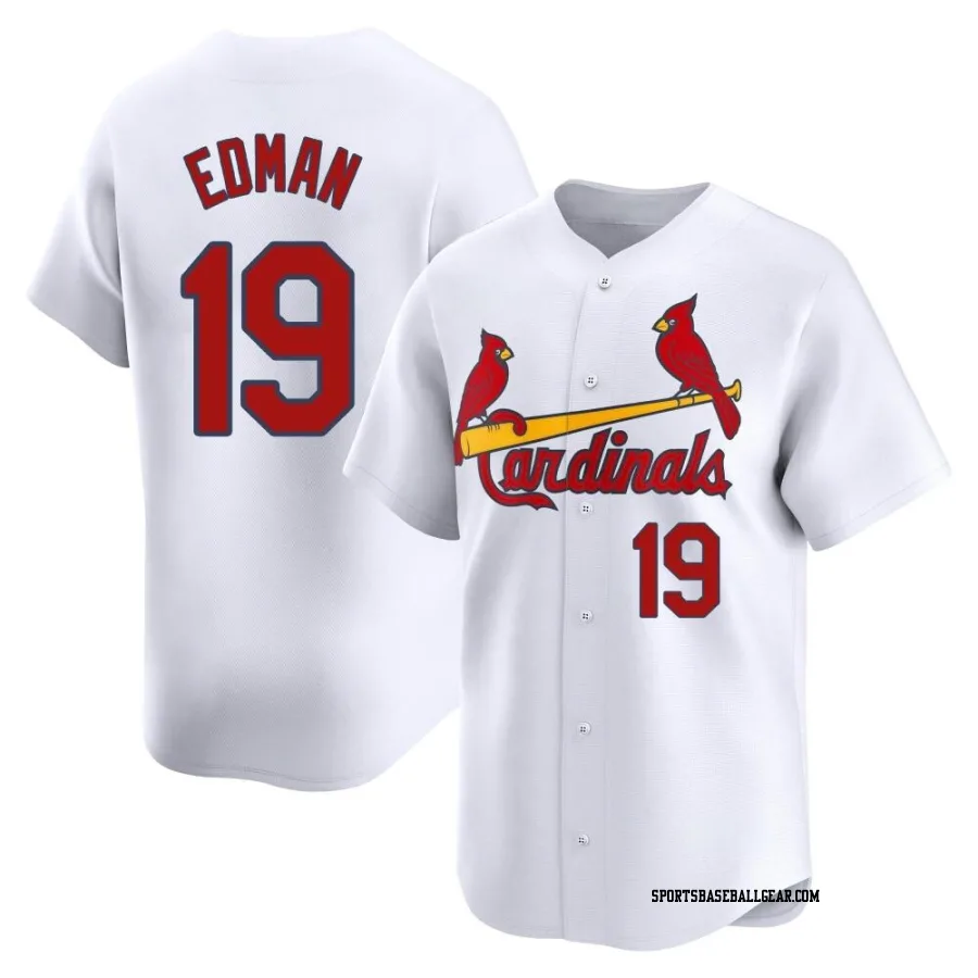 Tommy Edman Men's St. Louis Cardinals White Limited Home Jersey