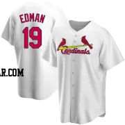 Tommy Edman Men's St. Louis Cardinals White Replica Home Jersey