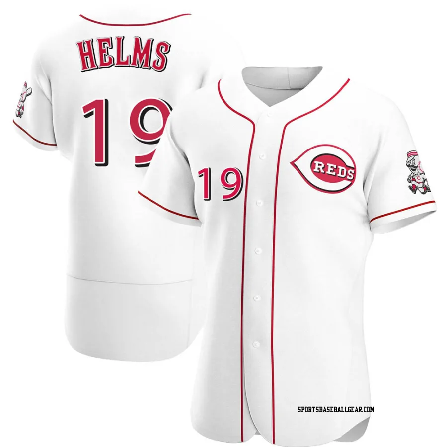 Tommy Helms Men's Cincinnati Reds White Authentic Home Jersey