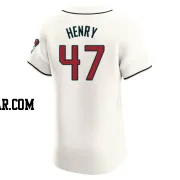 Tommy Henry Men's Arizona Diamondbacks Cream Elite Home Jersey