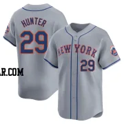 Tommy Hunter Men's New York Mets Gray Limited Away Jersey