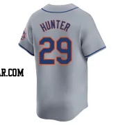 Tommy Hunter Men's New York Mets Gray Limited Away Jersey