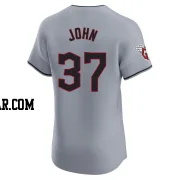 Tommy John Men's Cleveland Guardians Gray Elite Road Jersey