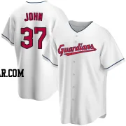 Tommy John Men's Cleveland Guardians White Replica Home Jersey