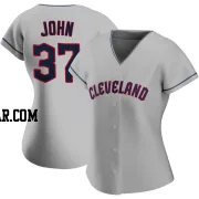 Tommy John Women's Cleveland Guardians Gray Authentic Road Jersey