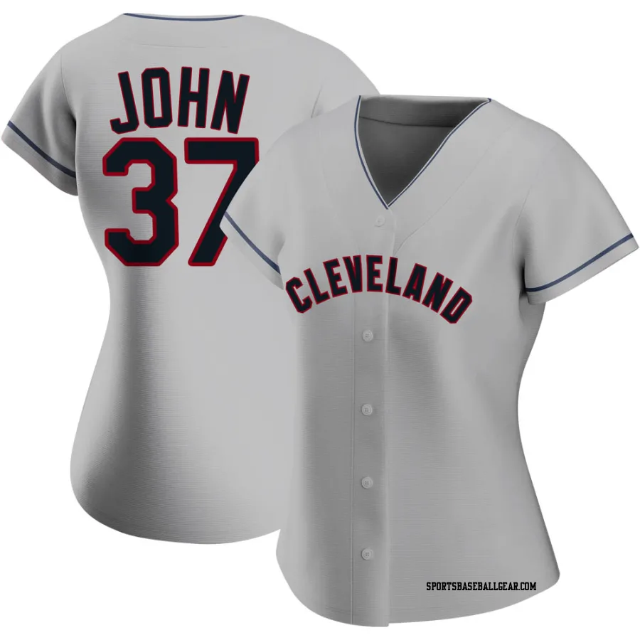 Tommy John Women's Cleveland Guardians Gray Authentic Road Jersey