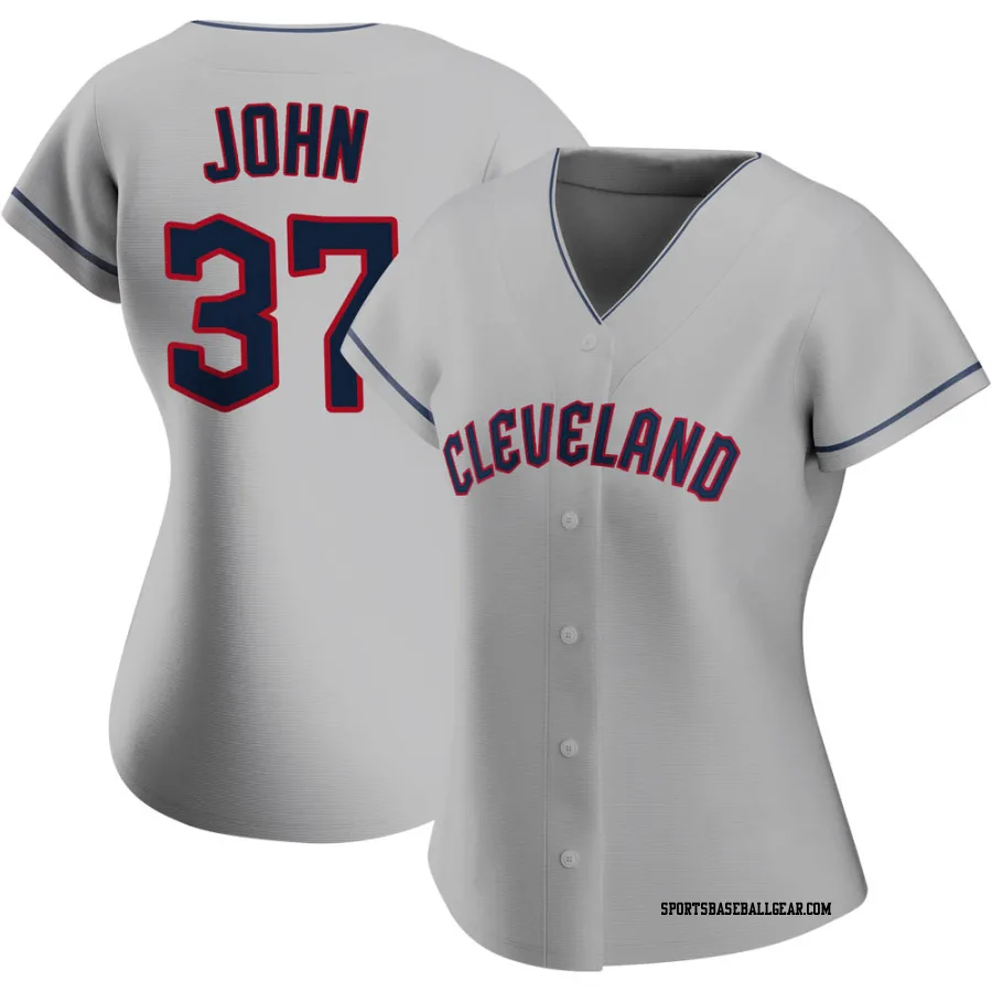 Tommy John Women's Cleveland Guardians Gray Authentic Road Jersey