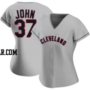 Tommy John Women's Cleveland Guardians Gray Replica Road Jersey