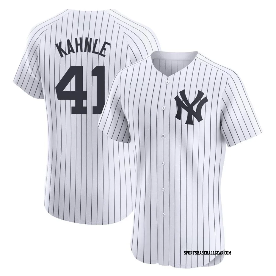 Tommy Kahnle Men's New York Yankees White Elite Home Jersey