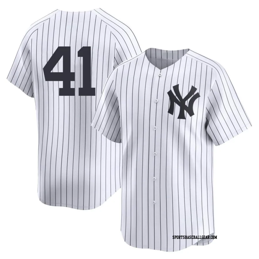 Tommy Kahnle Men's New York Yankees White Limited Yankee Home 2nd Jersey