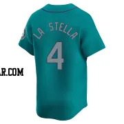 Tommy La Stella Men's Seattle Mariners Aqua Limited Alternate Jersey