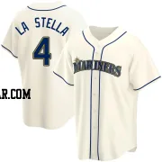 Tommy La Stella Youth Seattle Mariners Cream Replica Alternate Jersey