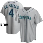 Tommy La Stella Youth Seattle Mariners Gray Replica Road Jersey