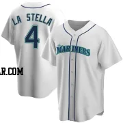 Tommy La Stella Youth Seattle Mariners White Replica Home Jersey