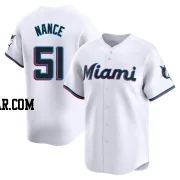 Tommy Nance Youth Miami Marlins White Limited Home Jersey