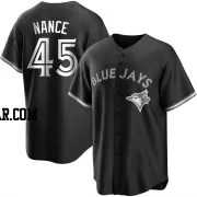 Tommy Nance Youth Toronto Blue Jays Black/White Replica Jersey