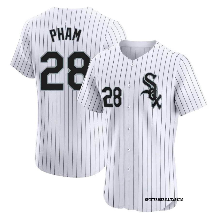 Tommy Pham Men's Chicago White Sox White Elite Home Jersey