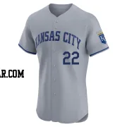 Tommy Pham Men's Kansas City Royals Gray Elite Road Jersey