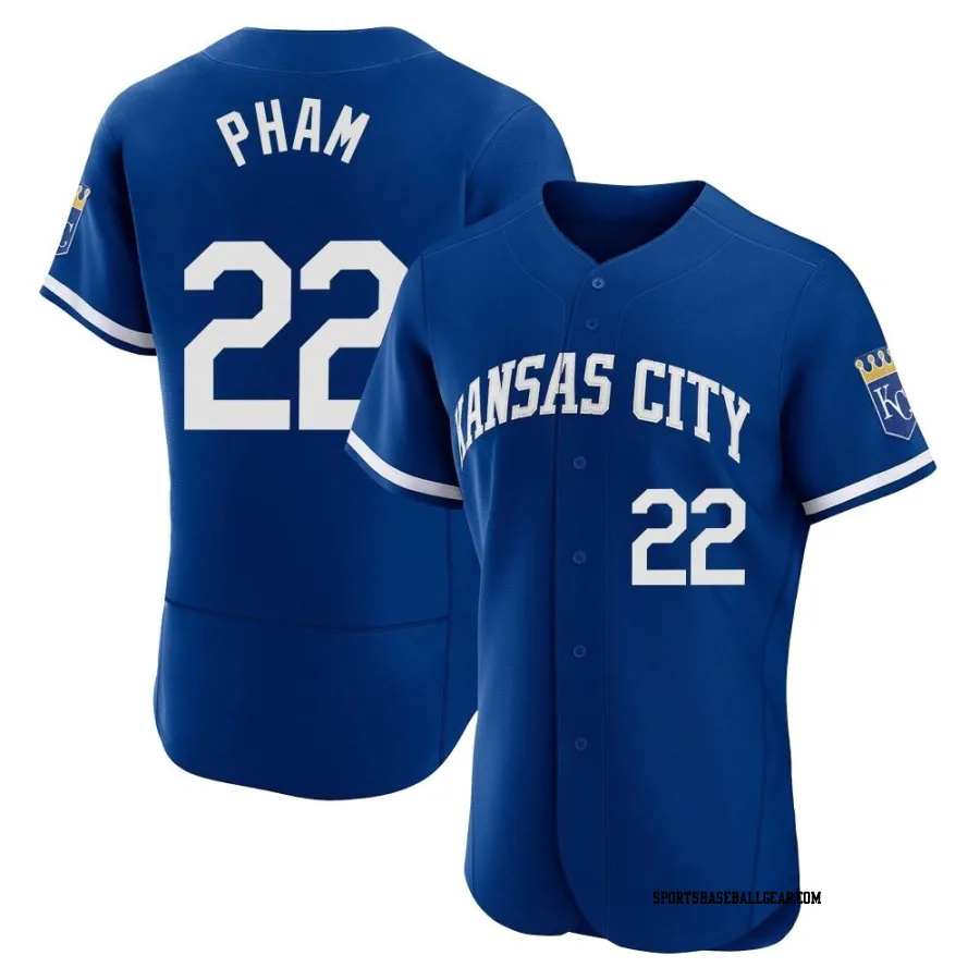 Tommy Pham Men's Kansas City Royals Royal Authentic 2022 Alternate Jersey