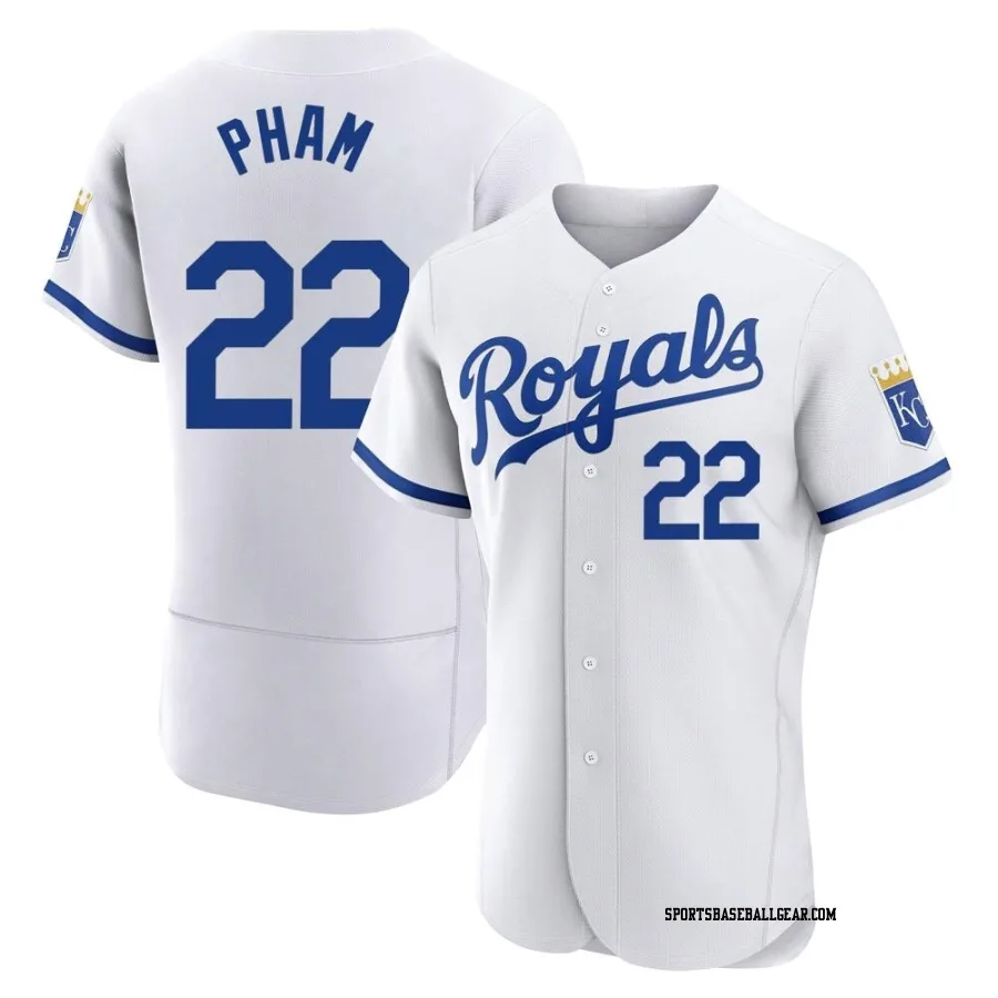 Tommy Pham Men's Kansas City Royals White Authentic 2022 Home Jersey