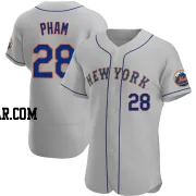 Tommy Pham Men's New York Mets Gray Authentic Road Jersey