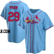 Tommy Pham Men's St. Louis Cardinals Light Blue Replica Alternate Jersey