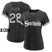 Tommy Pham Women's Chicago White Sox Black Authentic 2021 City Connect Jersey