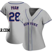 Tommy Pham Women's New York Mets Gray Authentic Road Jersey