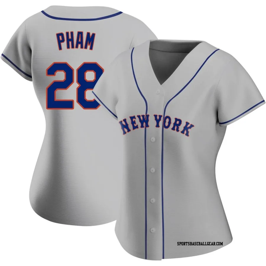 Tommy Pham Women's New York Mets Gray Authentic Road Jersey