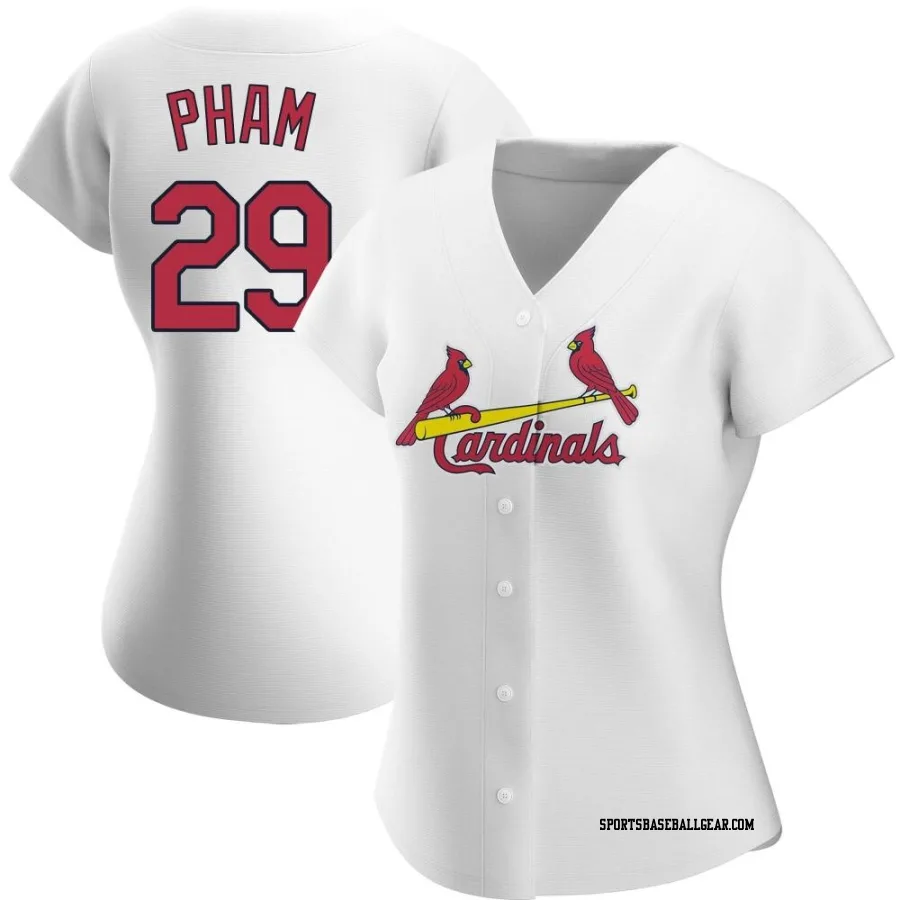 Tommy Pham Women's St. Louis Cardinals White Authentic Home Jersey