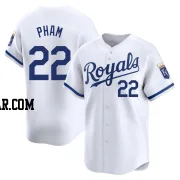 Tommy Pham Youth Kansas City Royals White Limited Home Jersey